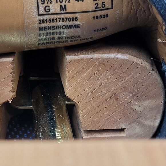 Clarks Men's Markman Brace Drivers Men's Shoes, black leather Size 10.5 M - Picture 9 of 10